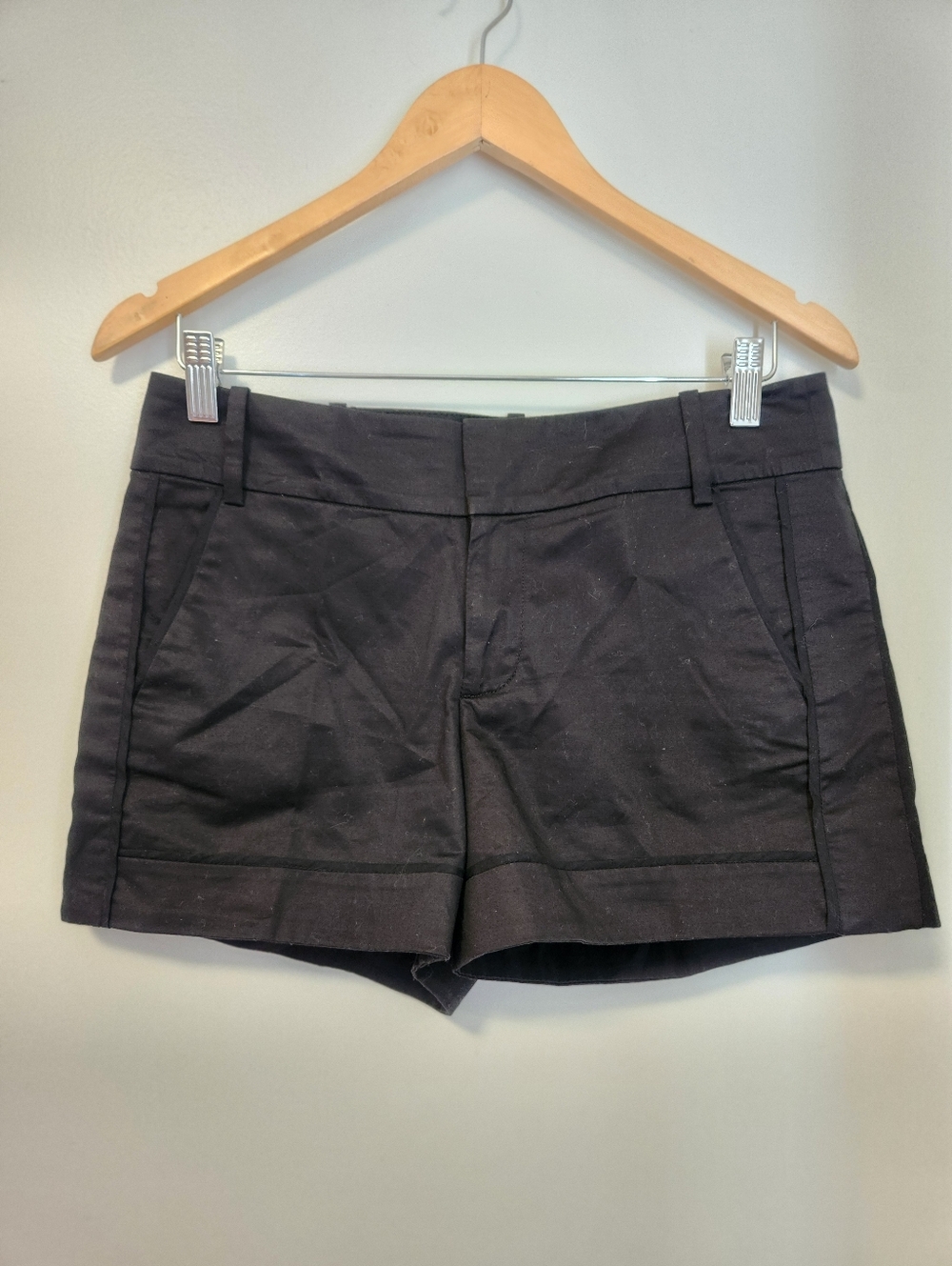 Club Monaco Smooth Cotton Blend Tailored Shorts